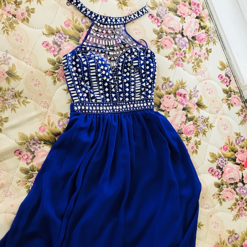 Purple prom dress